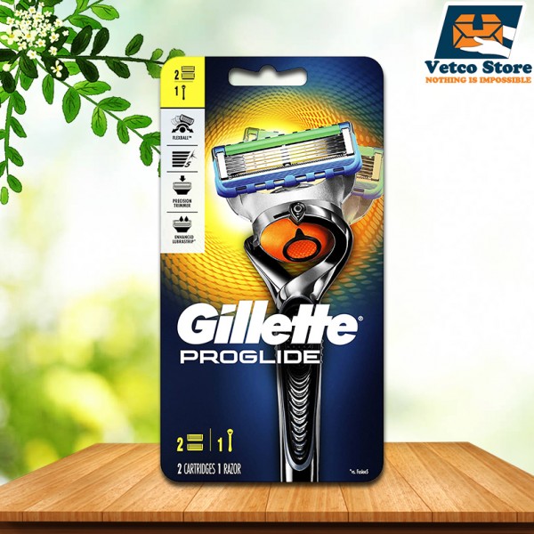 Dao Cạo Râu Gillette Fusion 5 Proglide + 2 đầu dao cạo
